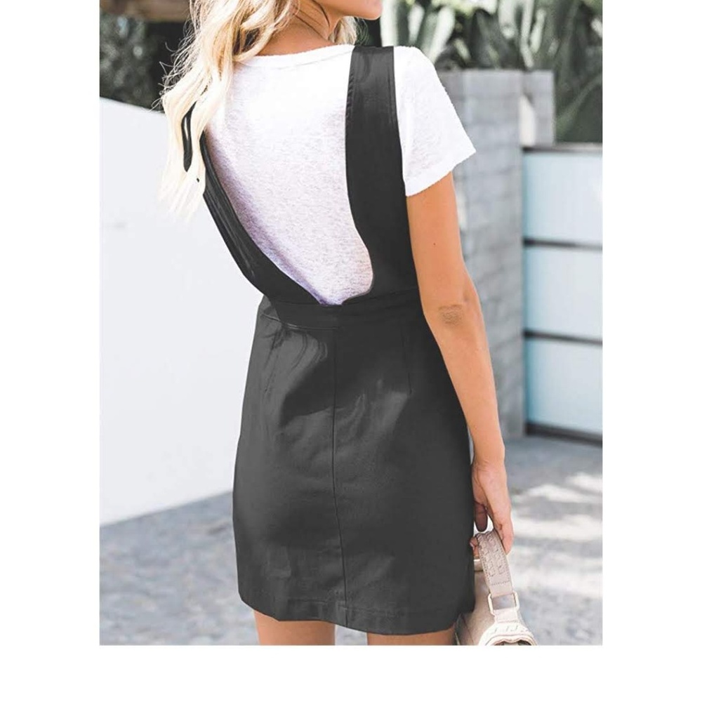 ROULA Black Pinafore Dress - Picture 2 of 4